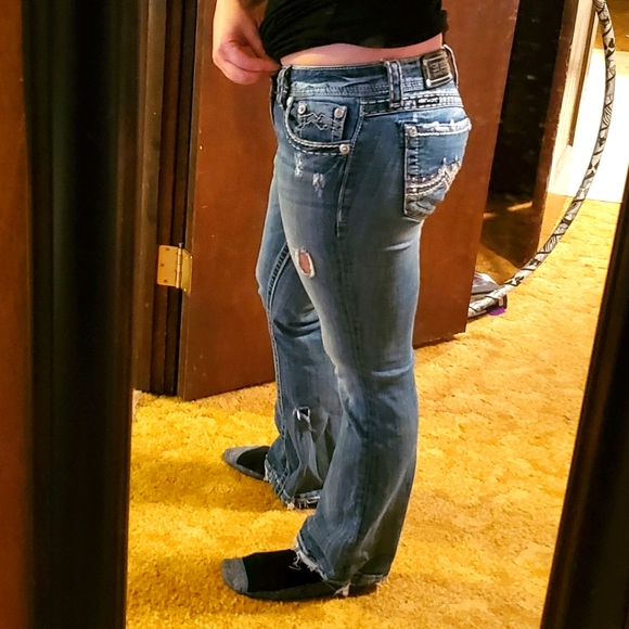 Miss Me jeans 28 boot cut low rise 30 inseam - Picture 13 of 15